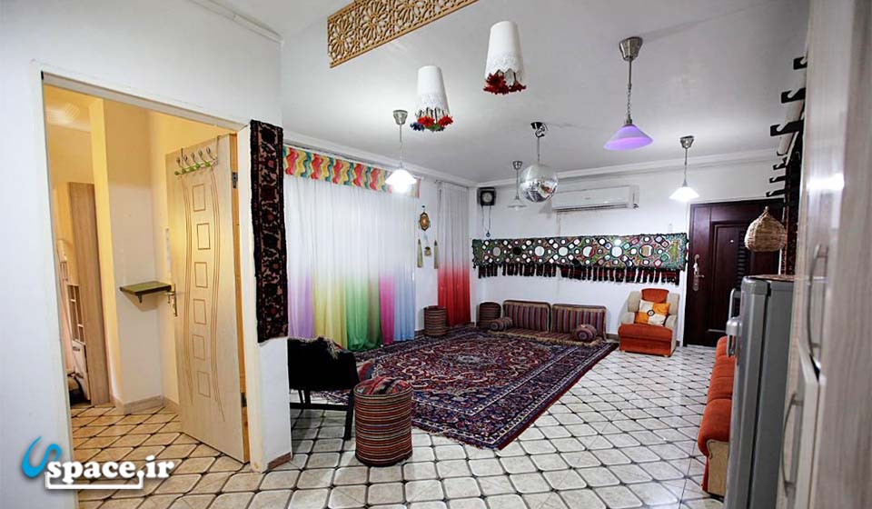 نمای داخلی سوئیت ریشهر VIP اقامتگاه بوم گردی بهشت شور - بوشهر - روستای پهلوانکشی