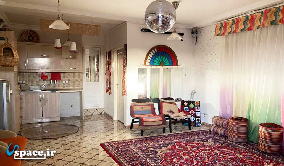 نمای داخلی سوئیت ریشهر VIP اقامتگاه بوم گردی بهشت شور - بوشهر - روستای پهلوانکشی